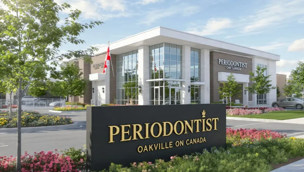 modern periodontist clinic exterior